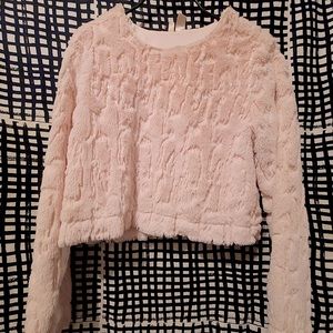 H&M Sweater Crop Pink Color